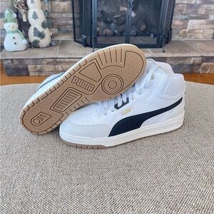 Puma Mens Size 11.5 Sneakers Shoes Boot Shuffle Downtown Mid Top 402598-05 New